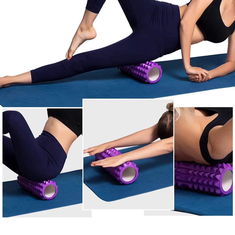 26cm Yoga Foam Roller – Muscle Massage & Balance Foam Shaft for Stretching, Recovery & Fitness