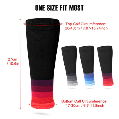 20-30 mmHg Compression Calf Sleeves – Sports Socks for Running, Recovery & Shin Splints (Unisex)