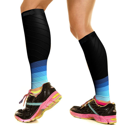 20-30 mmHg Compression Calf Sleeves – Sports Socks for Running, Recovery & Shin Splints (Unisex)
