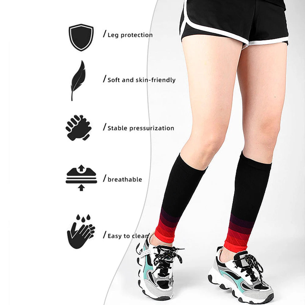 20-30 mmHg Compression Calf Sleeves – Sports Socks for Running, Recovery & Shin Splints (Unisex)
