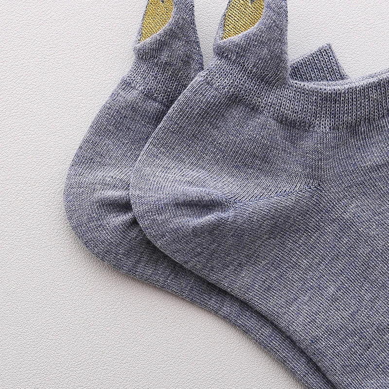 4-Pack Women’s Cotton Ankle Socks – Stylish, Soft & Breathable