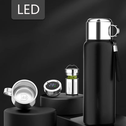 1200ML Smart Thermos – LED Temp Display, Hot & Cold Bottle for Outdoor & Sports