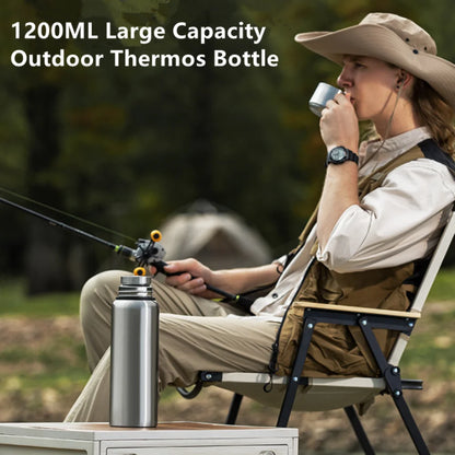 1200ML Smart Thermos – LED Temp Display, Hot & Cold Bottle for Outdoor & Sports