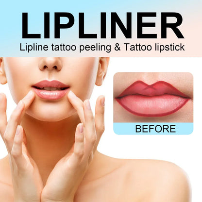Waterproof Peel-Off Lip Tint – Long-Lasting Matte Tattoo Lip Gloss, Brown Contour Lip Stain