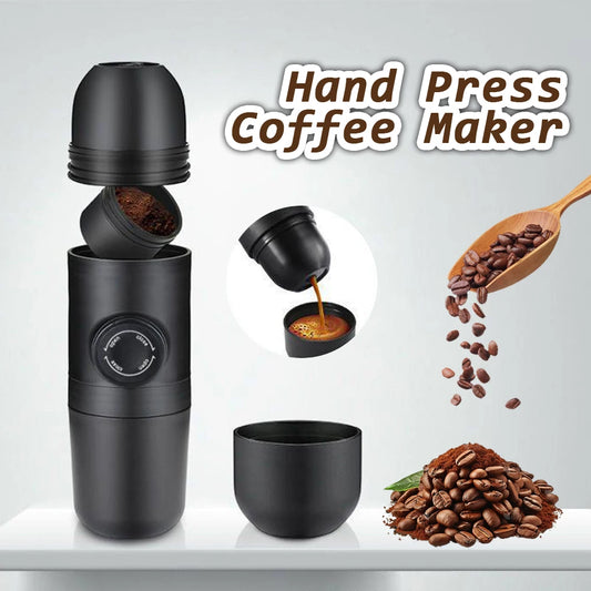 Portable Hand-Press Espresso Maker – Travel & Picnic Manual Coffee Brewer