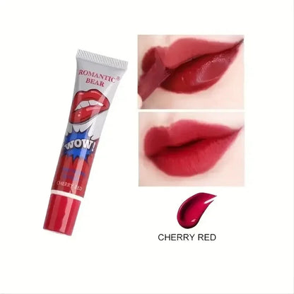 Waterproof Peel-Off Lip Tint – Long-Lasting Matte Tattoo Lip Gloss, Brown Contour Lip Stain