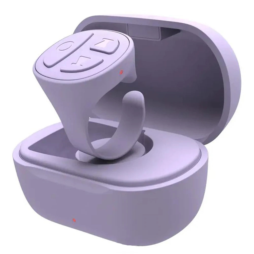 Bluetooth Scrolling Ring – TikTok Remote Controller for Hands-Free Swiping & Selfies"