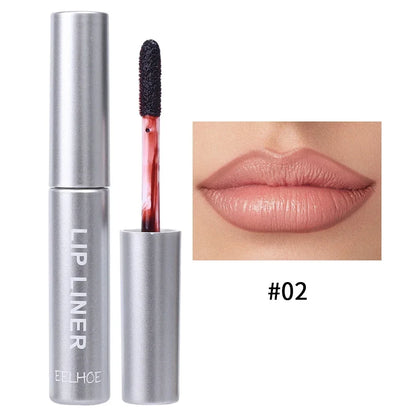 Waterproof Peel-Off Lip Tint – Long-Lasting Matte Tattoo Lip Gloss, Brown Contour Lip Stain