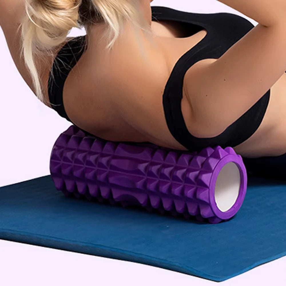 26cm Yoga Foam Roller – Muscle Massage & Balance Foam Shaft for Stretching, Recovery & Fitness