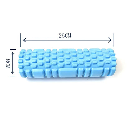 26cm Yoga Foam Roller – Muscle Massage & Balance Foam Shaft for Stretching, Recovery & Fitness