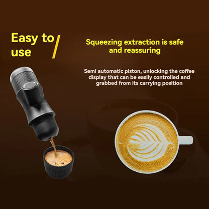 Portable Hand-Press Espresso Maker – Travel & Picnic Manual Coffee Brewer