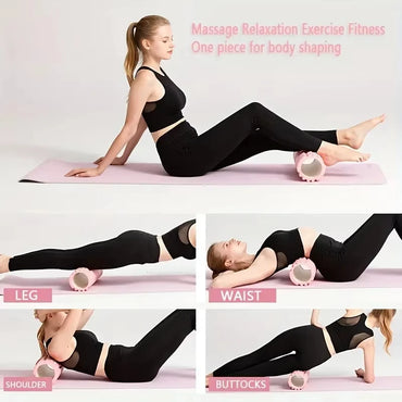 26cm Yoga Foam Roller – Muscle Massage & Balance Foam Shaft for Stretching, Recovery & Fitness