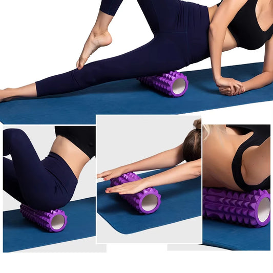 26cm Yoga Foam Roller – Muscle Massage & Balance Foam Shaft for Stretching, Recovery & Fitness