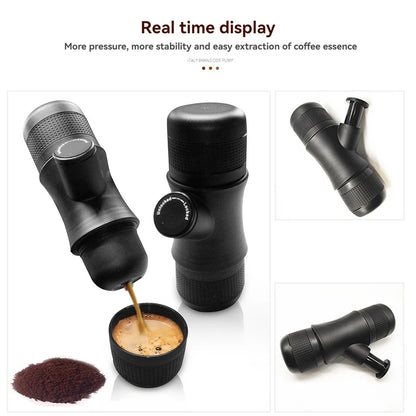 Portable Hand-Press Espresso Maker – Travel & Picnic Manual Coffee Brewer